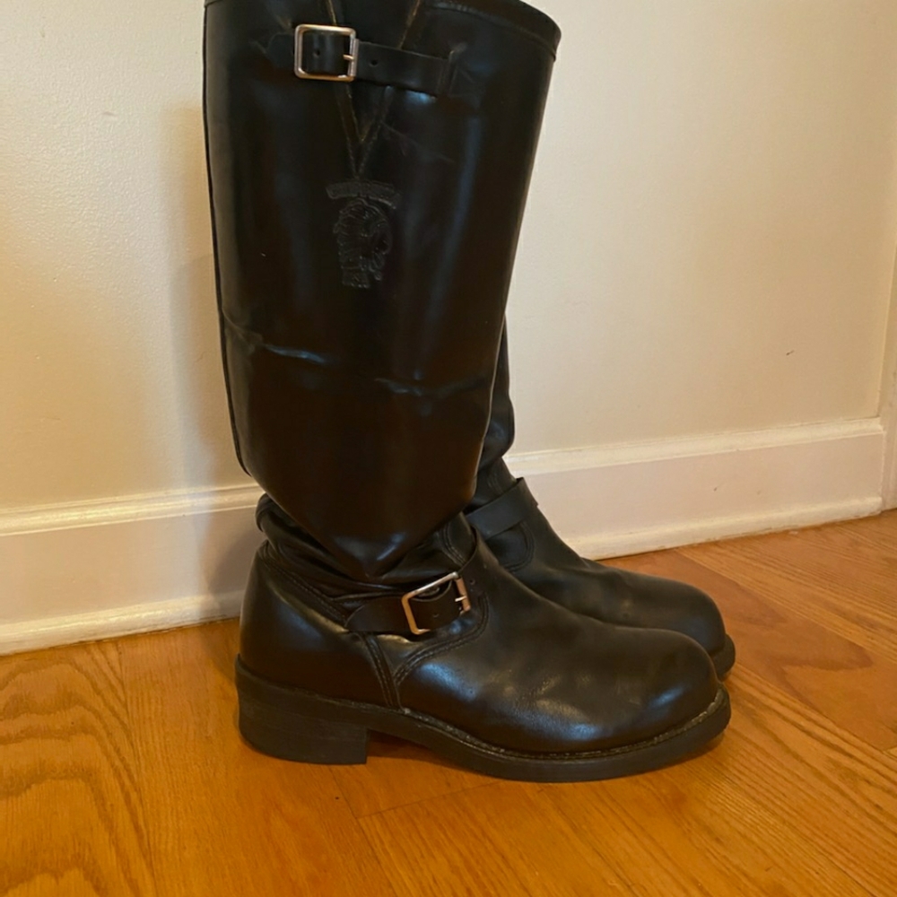 Men's Chippewa 17" Steel Toe Motorcycle Boots
